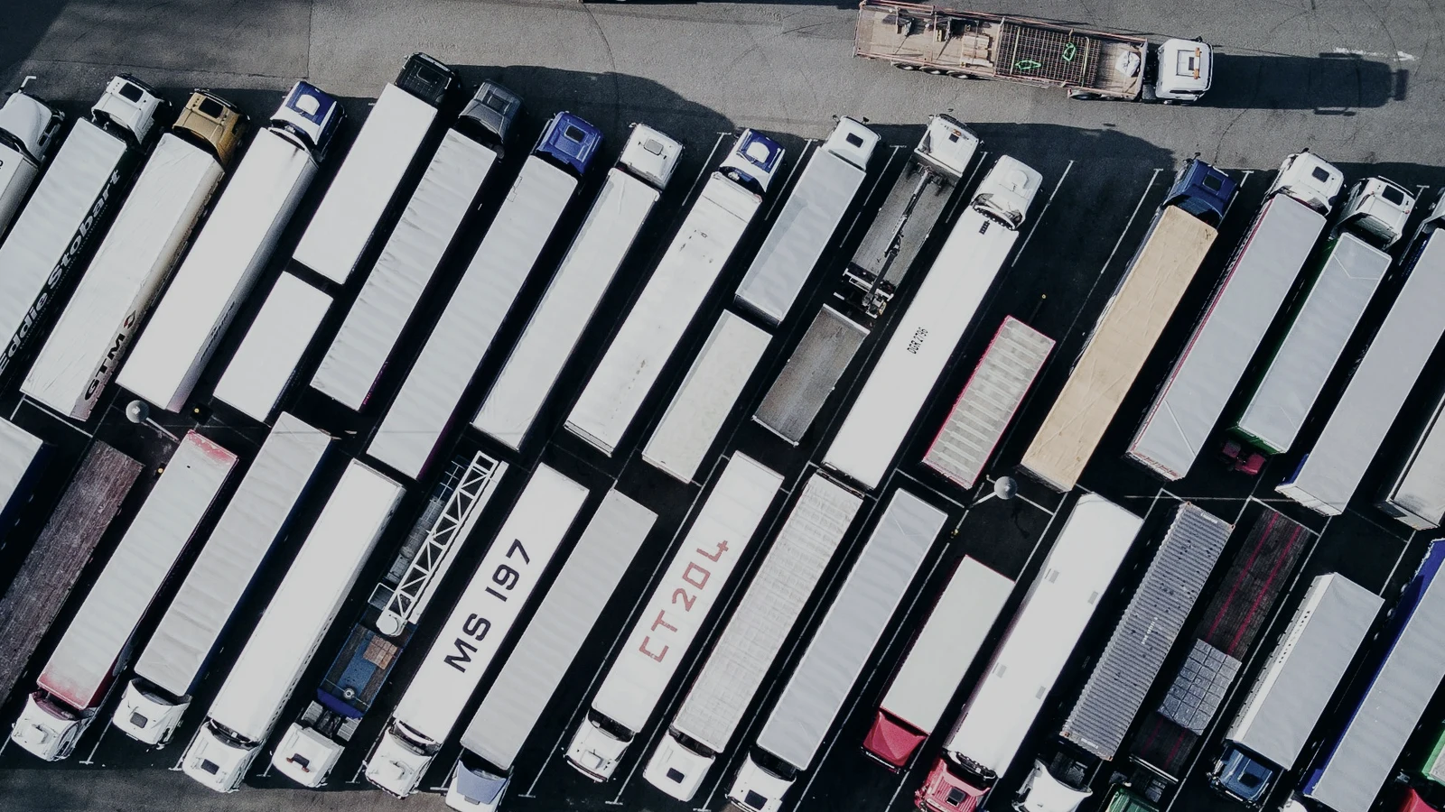 Commercial fleet vehicles operating in East African transport corridor